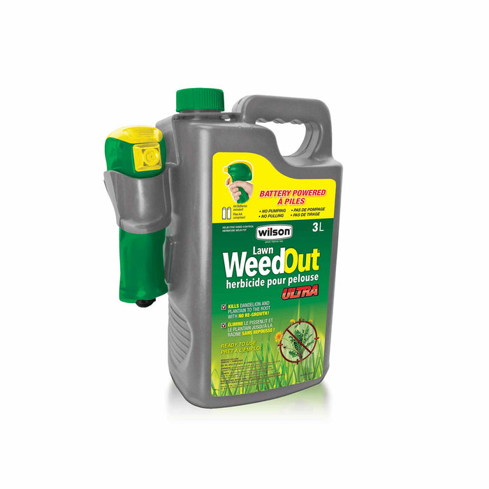 Herbicide pour pelouse WILSON® WeedOut® UltraMC à piles - 3L