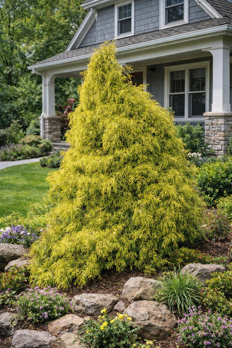 Faux cyprès - Chamaecyparis pisifera 'Golden Mop'