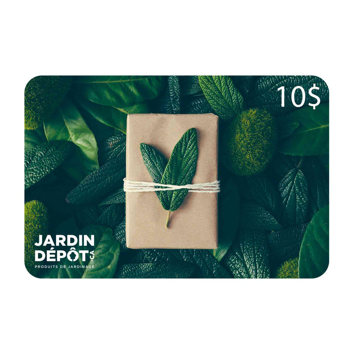 Carte-cadeau JARDIN DÉPÔT