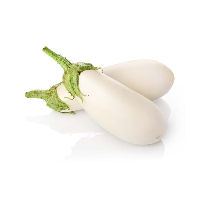 Aubergine Blanche - Plant dans pot de 4 po