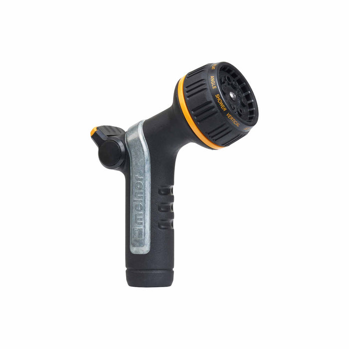 Pistolet d'arrosage en métal lourd ajustable, 10 formes de jets