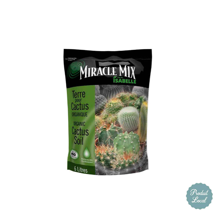 Terreau organique pour cactus  Miracle Mix - 6 L