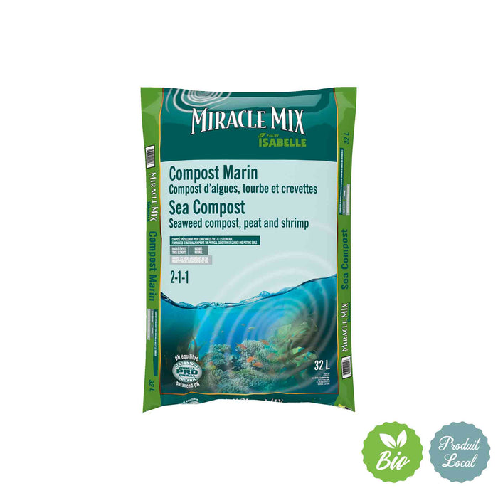 Compost marin Miracle Mix - 32 L*