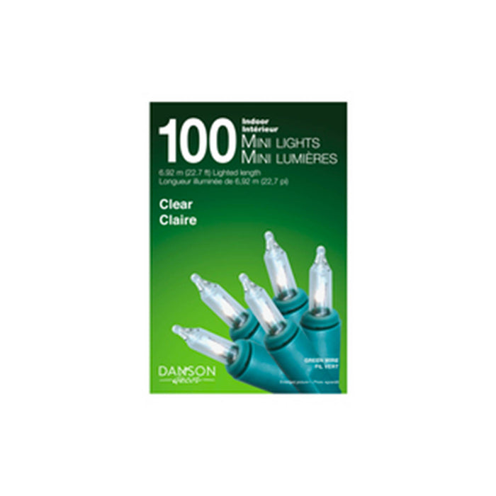 Jeux de lumières incandescentes pour intérieur 100 lumières - transparent