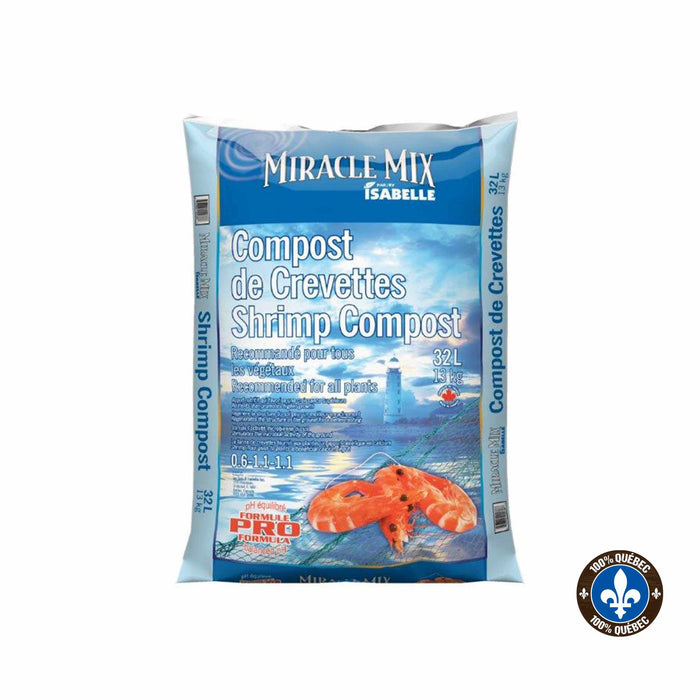 Palette de Compost de crevettes Miracle Mix - 32 L