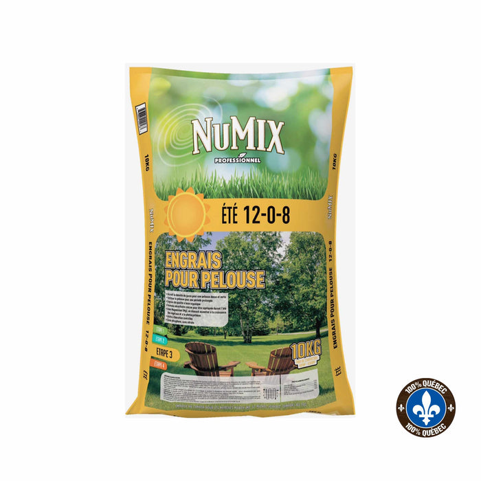 Engrais pelouse été 12-0-8 Numix - 10 kg*