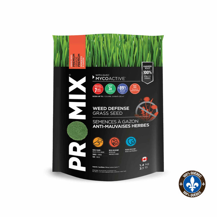 Semences à gazon anti-mauvaises herbes PRO-MIX - 1,4 kg