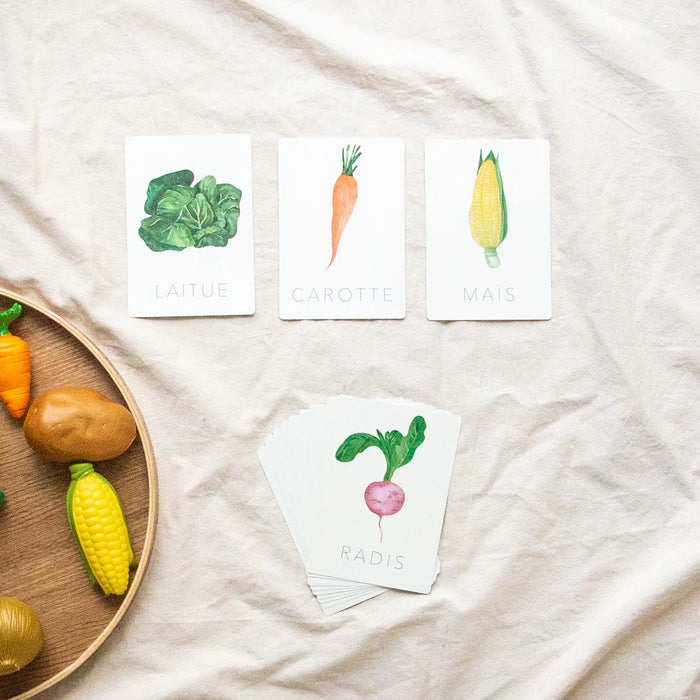 Cartes d'apprentissage - Les légumes
