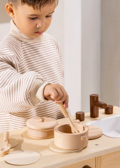 Mini cuisinière en bois