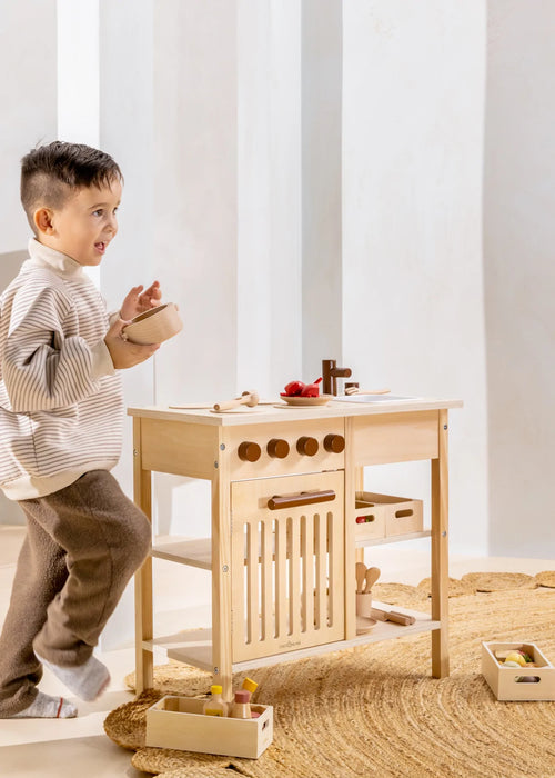 Mini cuisinière en bois