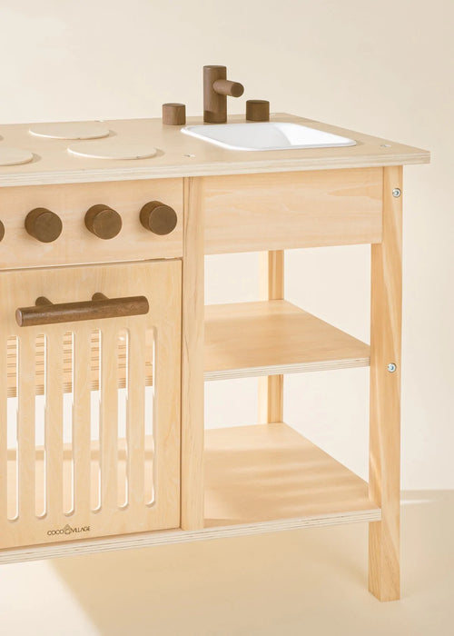 Mini cuisinière en bois