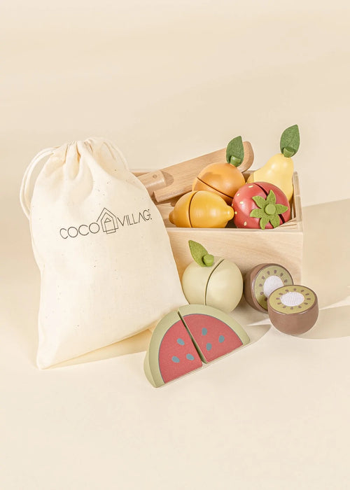 Ensemble de fruits en bois - Précommande 30 Mai