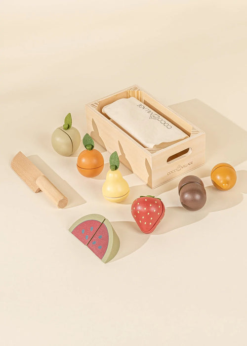 Ensemble de fruits en bois - Précommande 30 Mai