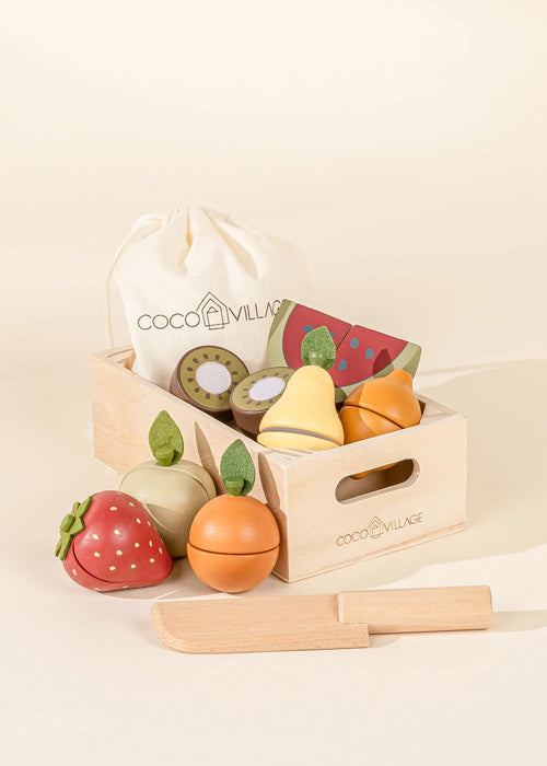 Ensemble de fruits en bois - Précommande 30 Mai
