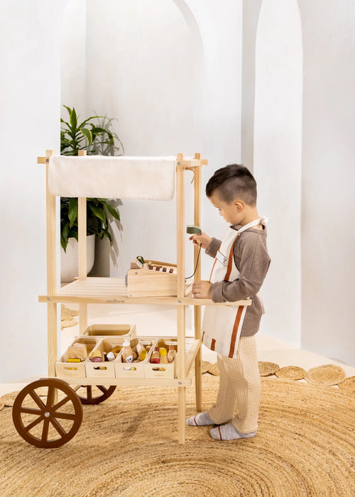 Mini kiosque de marché en bois