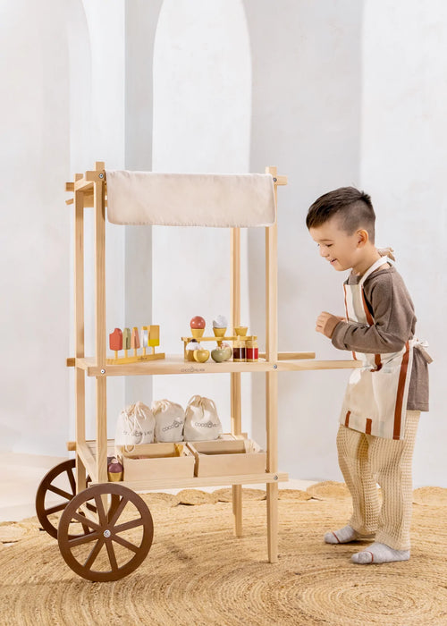 Mini kiosque de marché en bois