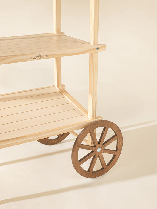 Mini kiosque de marché en bois