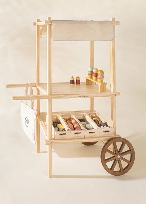 Mini kiosque de marché en bois