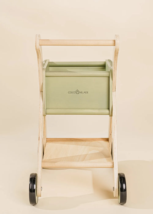 Panier d'épicerie en bois
