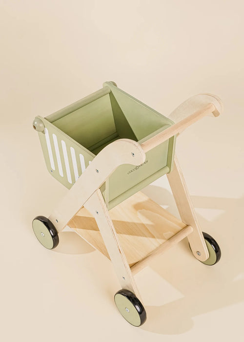 Panier d'épicerie en bois