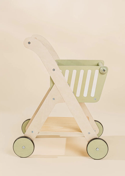 Panier d'épicerie en bois